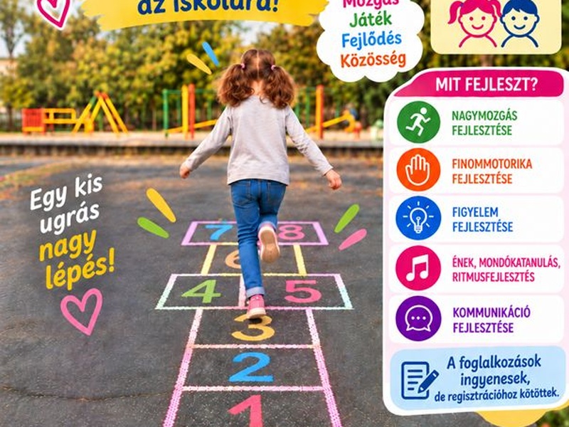 Csepeli Ugróiskola – játékosan az iskolakezdés felé!